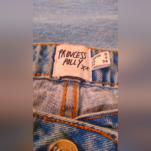 Princess Polly High Rise Distressed Women Jeans Size 4. - Picture 4 of 11